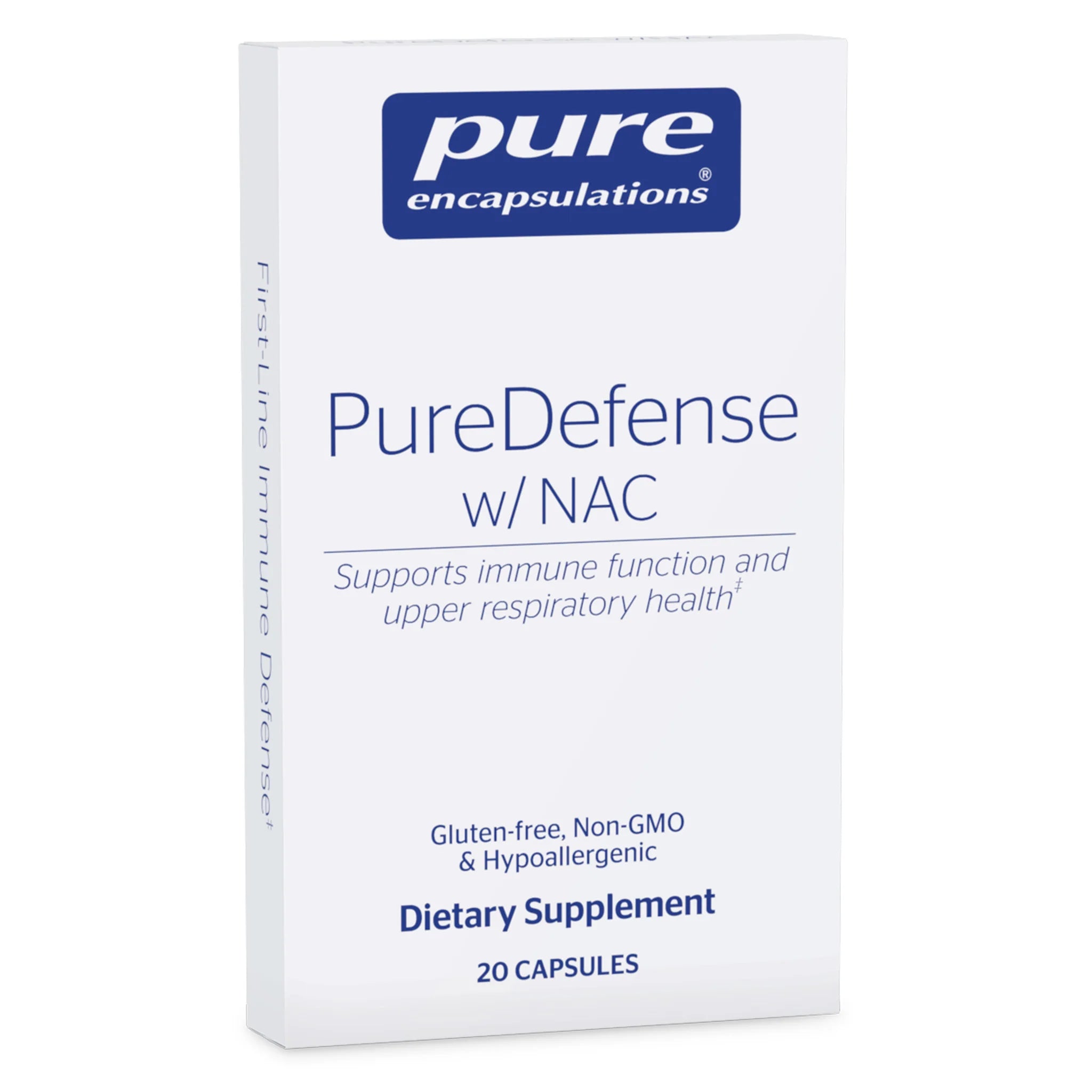 PureDefense with NAC Supplement - Immune Support & Detox Formula for Daily Wellness | Boost Immunity, Liver Health & Antioxidant Defense | Ideal for Travel, Workout & Busy Lifestyles