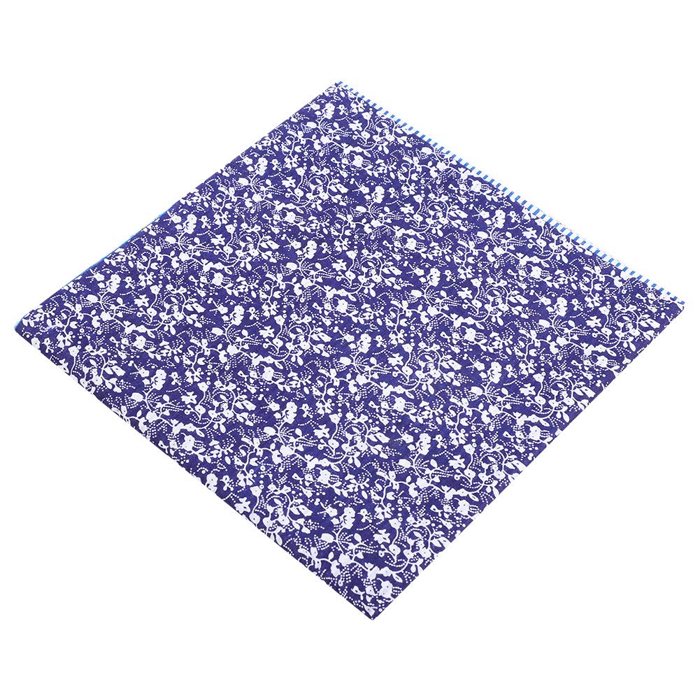 Breathable Cotton Fabric for Sewing - DIY Patchwork Purses & Wallets - Quilting Craft Supplies - Navy Blue 50x50cm Set - Perfect for Handmade Bags, Home Decor & Gift Making