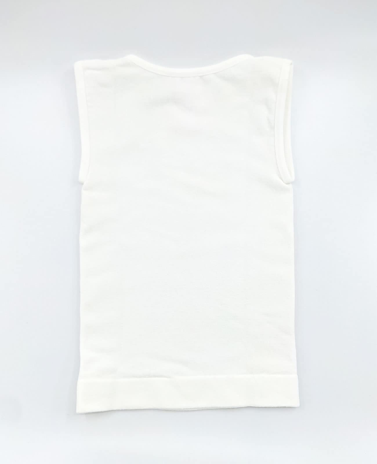 RelaxMaternity Baby 5941 Soft Milk Fiber Vest for Boys & Girls (6-36 Months) | 100% Italian-Made Organic Cotton Infant Bodysuit | Perfect for Nursery, Playtime & Everyday Comfort
