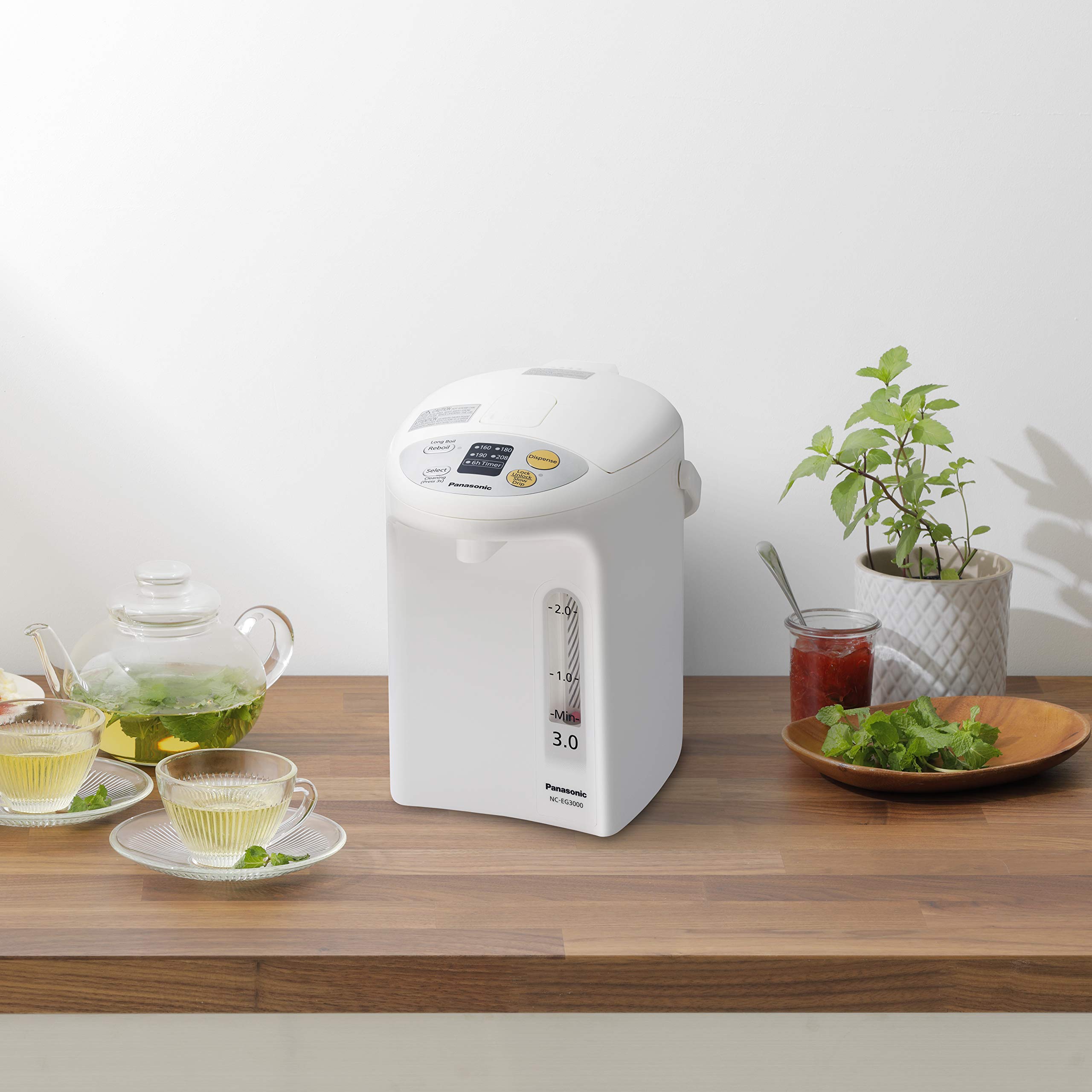 PANASONIC EG3000 3.0L Hot Water Dispenser - Certified Refurbished with Home Essentials Warranty | Fast Boiling for Tea, Coffee & Instant Meals | Perfect for Home & Office Use