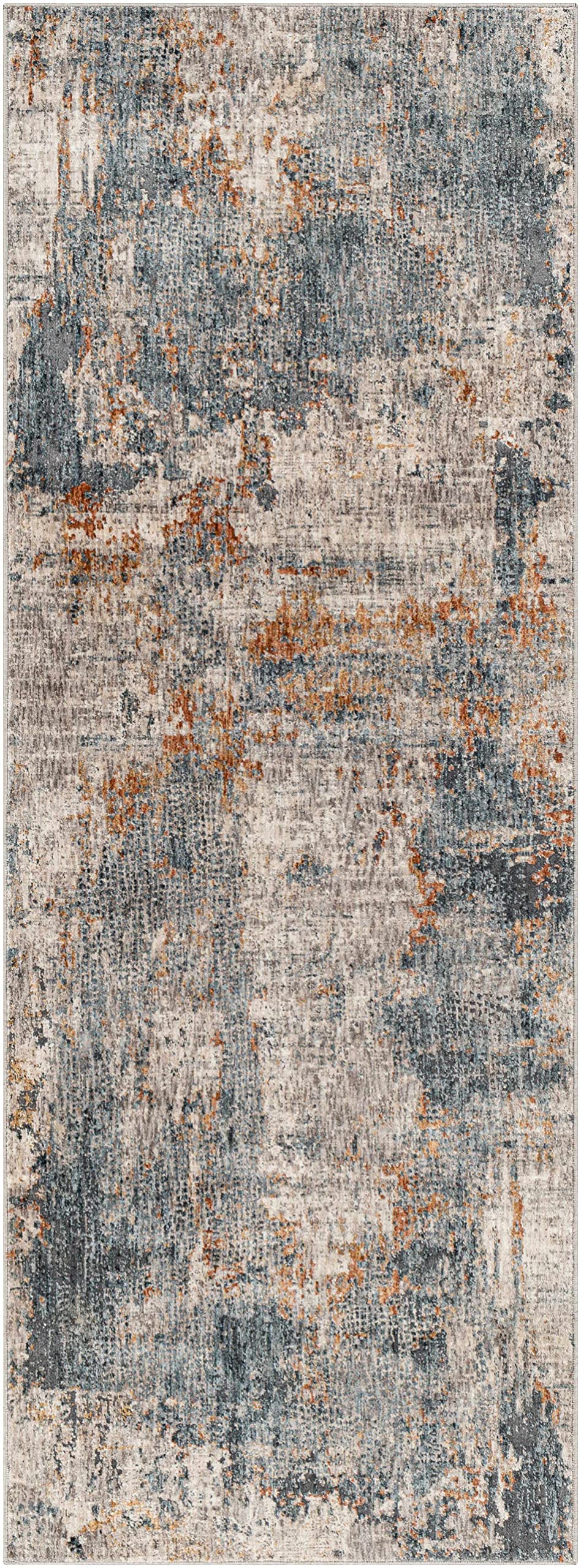 Hauteloom Andreas Modern Area Rug 2' x 3' - Blue, Pink, Red - Soft Non-Slip Living Room & Bedroom Rug for Home Decor, Office, Dorm Room