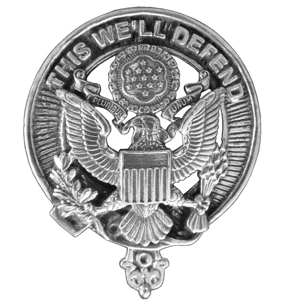 Authentic US Army Badge Sporran - Military Collectible & Scottish Kilt Accessory for Veterans, Reenactors & Highland Dress Events