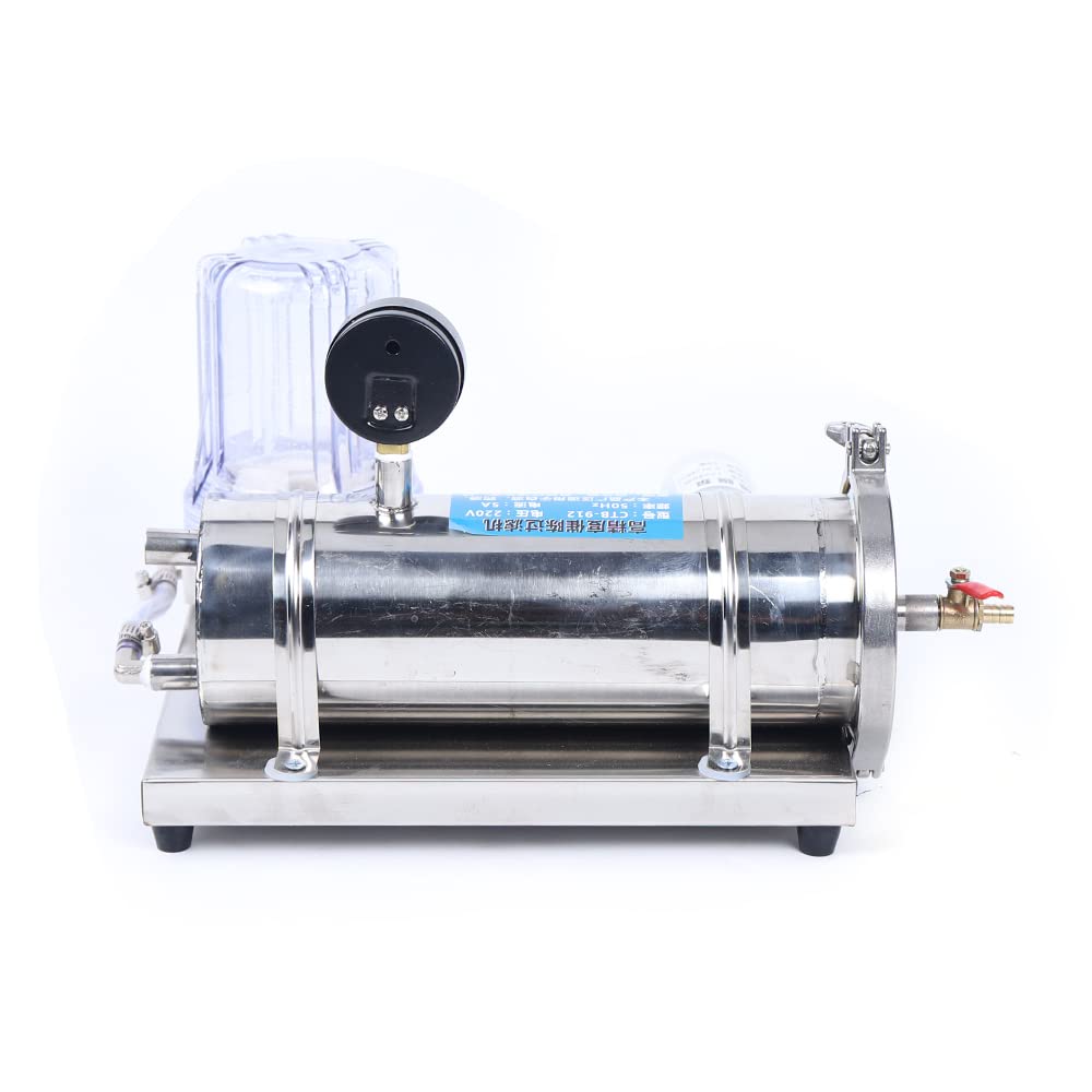Xuthusman 80W 300kg/h Stainless Steel Alcohol Distiller with Carbon Filter - Whiskey, Moonshine & Wine Purification System for Home Brewing, Distilling & Water Filtration