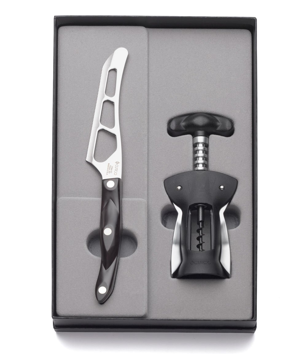 Premium Cutco Wine & Cheese Gift Set - Stainless Steel Knives & Serving Tools for Wine Lovers - Perfect for Dinner Parties, Anniversaries & Housewarming Gifts