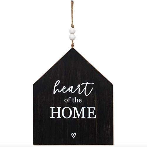 Heart of the Home Wood Wall Art - Rustic Home Decor & Office Wall Decor for Living Room, Bedroom, Kitchen & Workspace