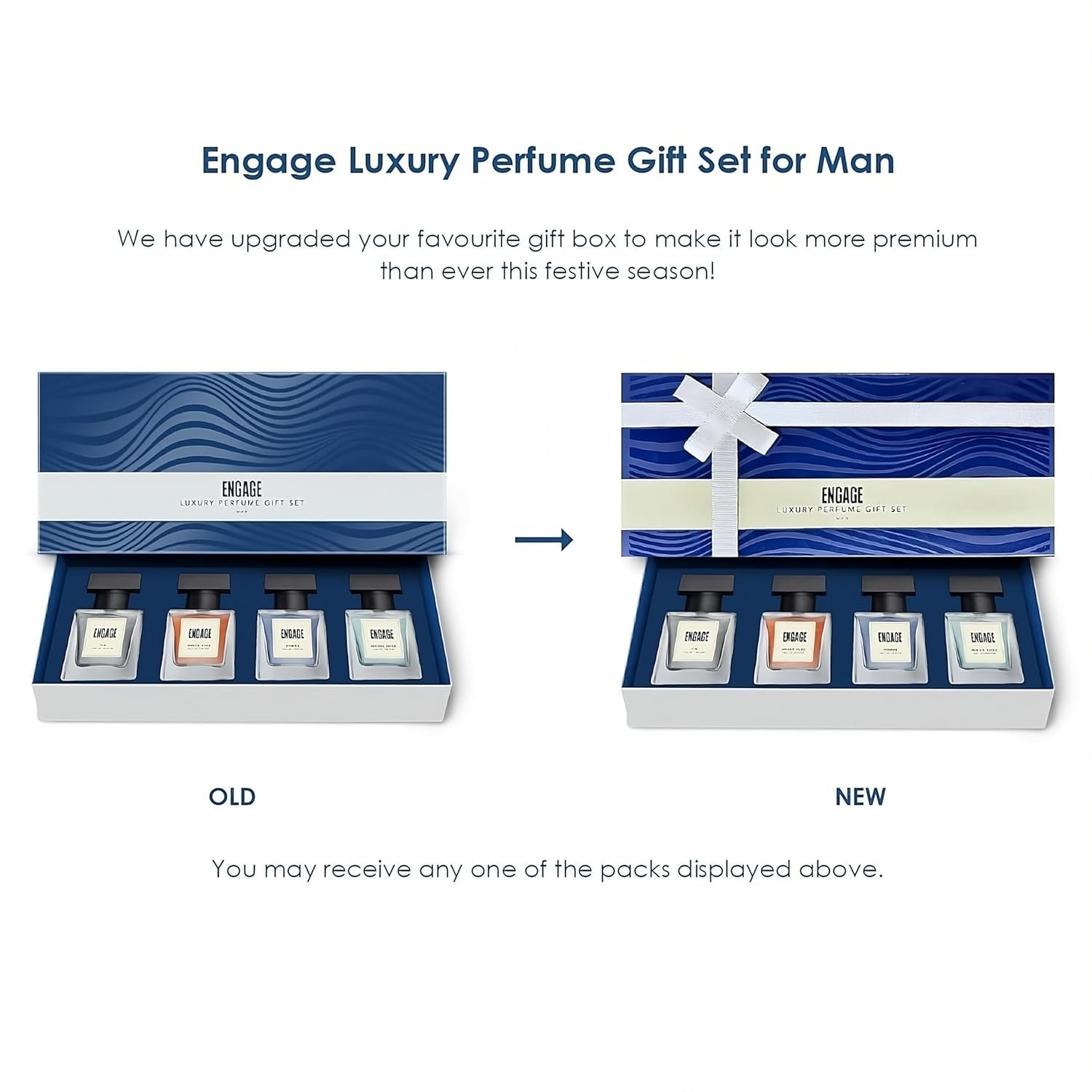 Premium Men's Perfume Gift Set - 100ml Long Lasting Eau De Parfum & 4x25ml Travel Size Fragrances | Luxury Cologne for Him | Perfect for Birthdays, Anniversaries & Business Gifts