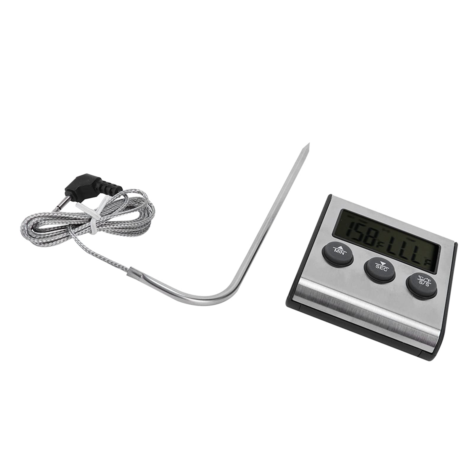 Digital Candy Thermometer with Countdown Timer & Magnetic Probe - Accurate Kitchen Cooking Thermometer for Candy Making, Baking, Deep Frying - Perfect for Home Chefs and Professional Bakers