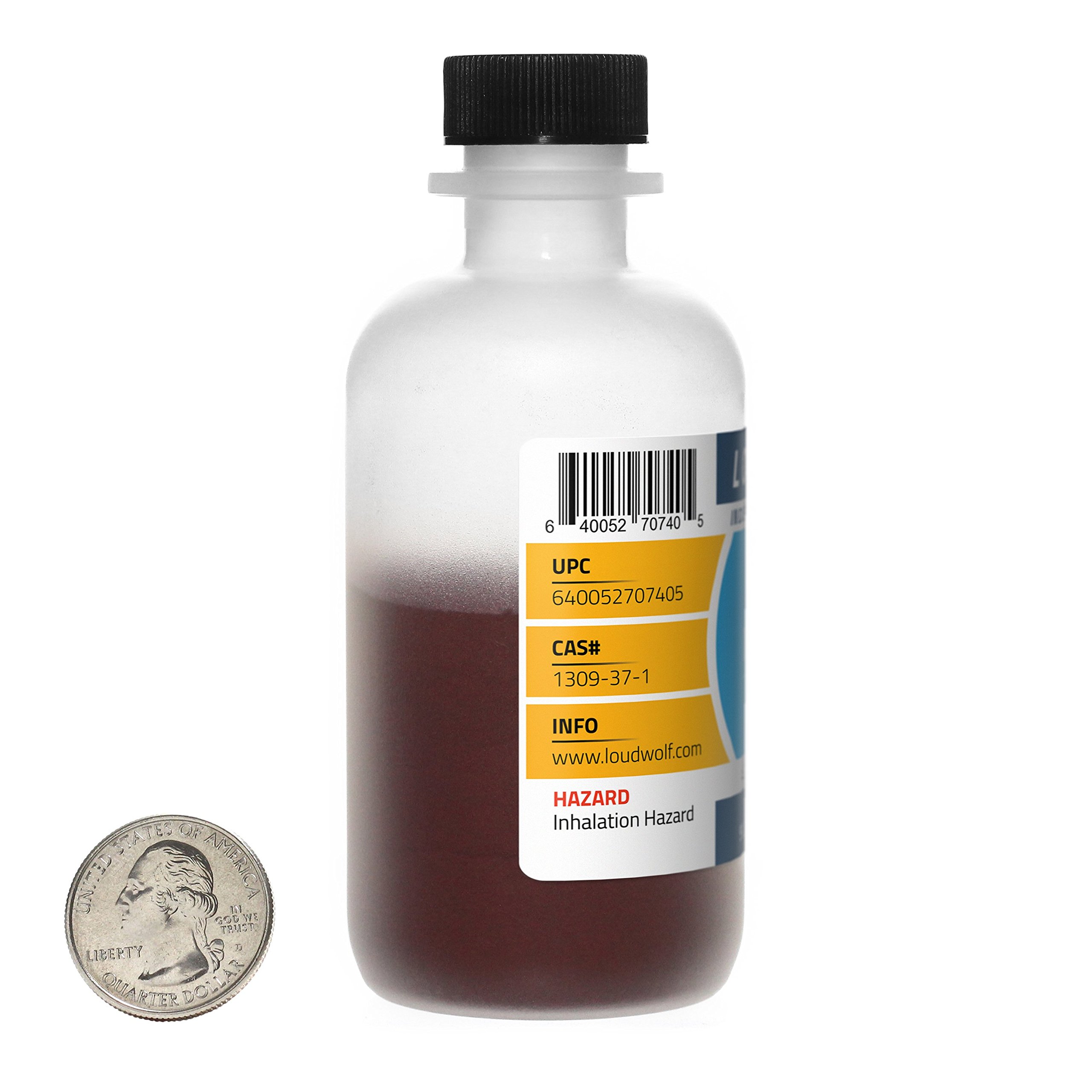99.7% Pure Iron Oxide Red Powder - 25 Micron Particle Size (4 oz) for Soap Making, Epoxy Resin Coloring & DIY Crafts