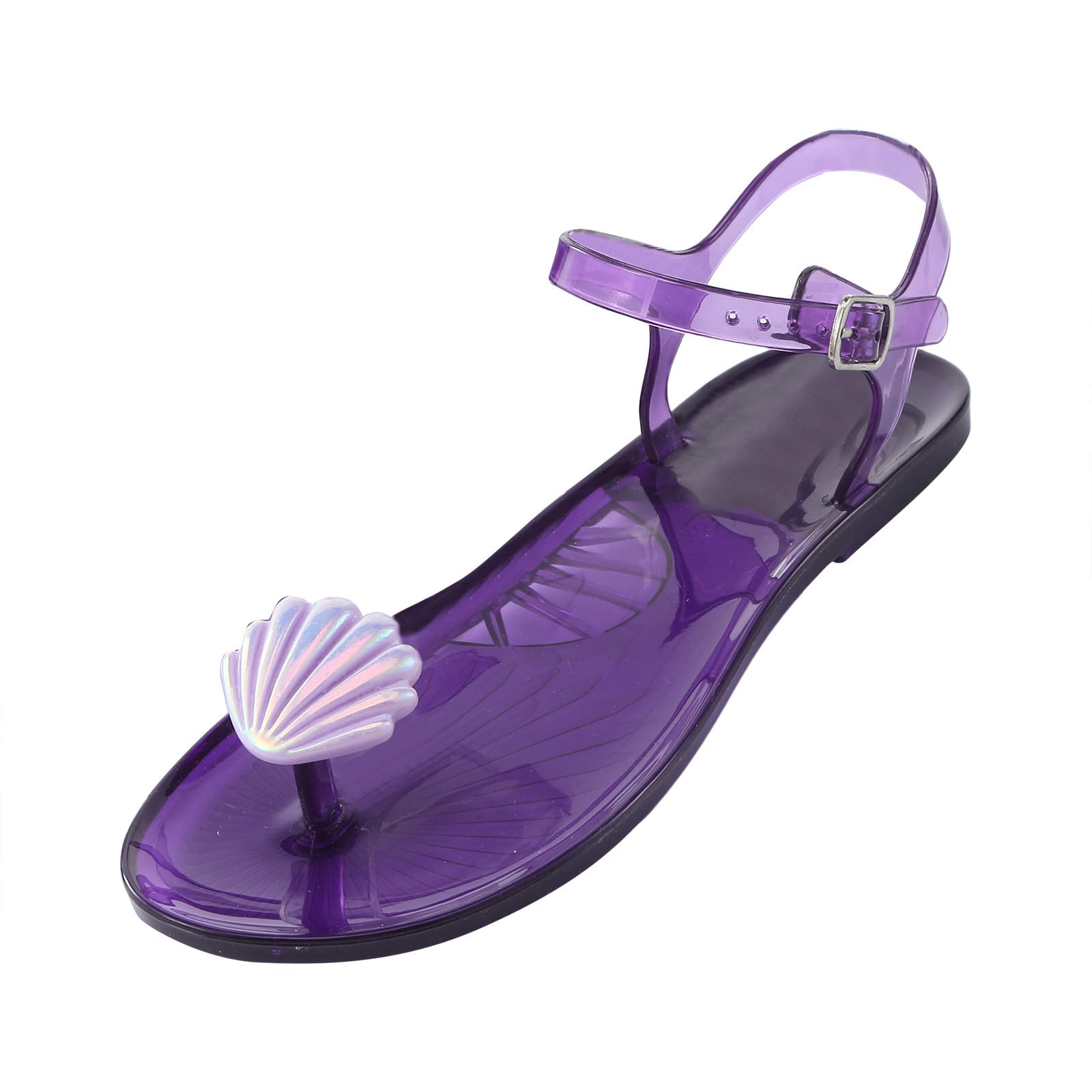 Women's Shell Sandals - Non-Slip Beach Sandals for Casual Wear