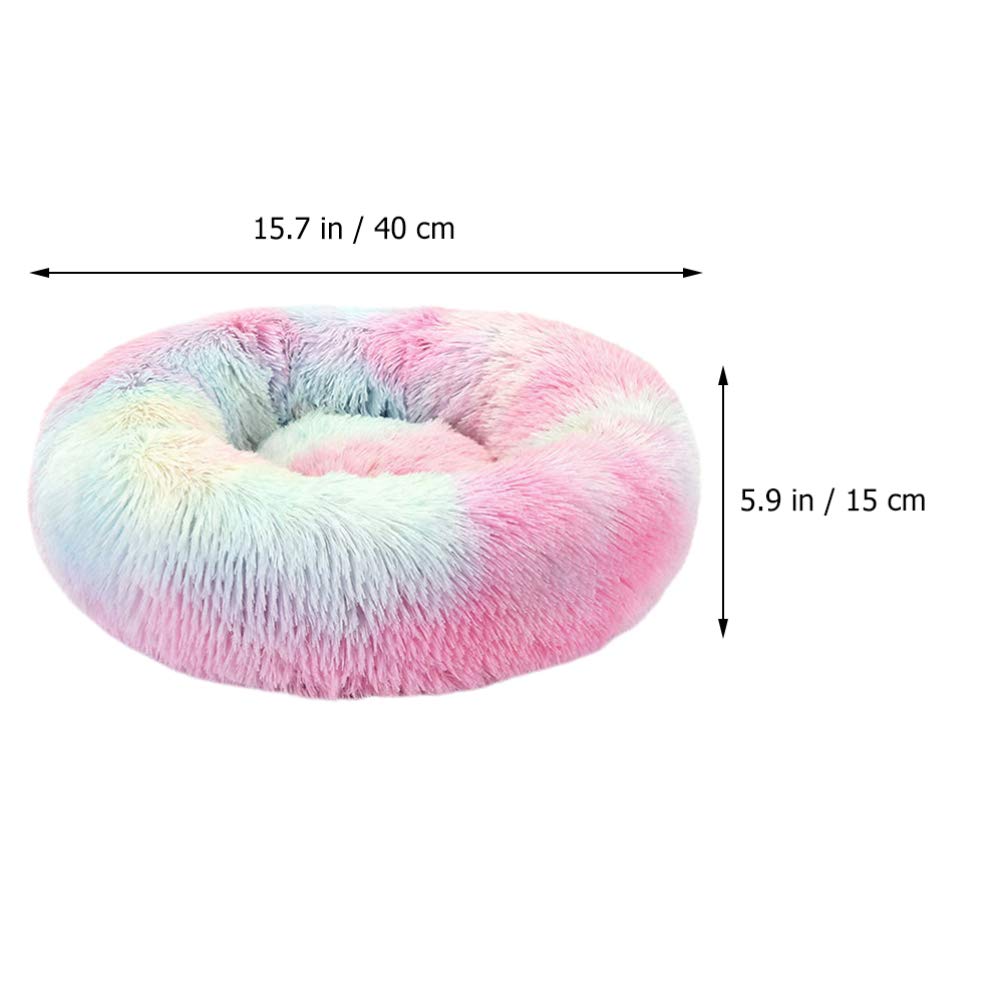 Balacoo Small & Medium Dog Bed - 1pc Faux Fur Pet Bed for Dogs, Calming Couch Cushion with Hairy Design - Perfect for Living Room, Bedroom & Pet Travel
