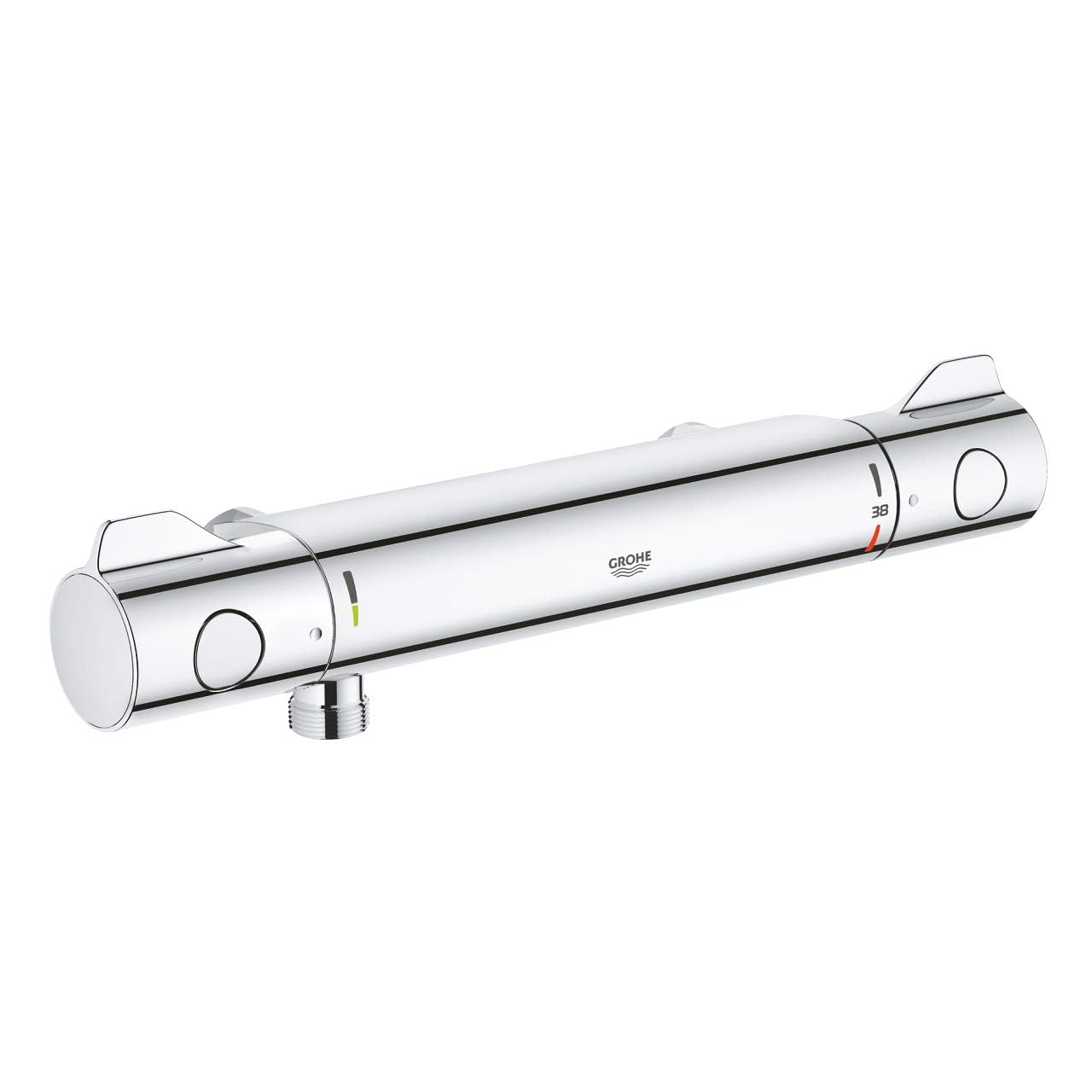 Grohtherm 800 Thermostatic Shower Mixer Tap - Chrome Finish, 34561000 Model | Perfect for Modern Bathroom & Spa-Like Shower Experience