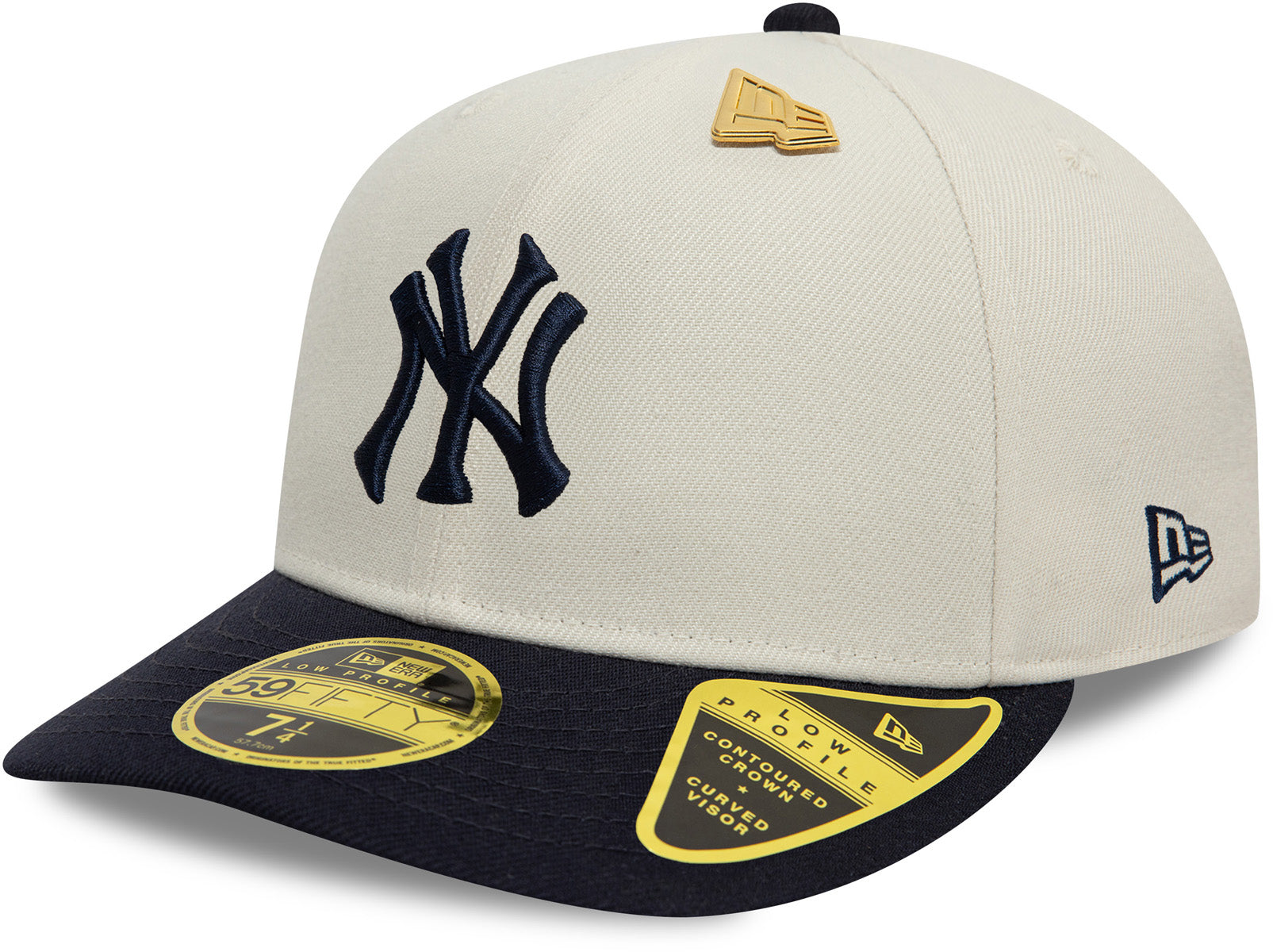New York Yankees New Era 59Fifty LP Pin Baseball Cap - Official MLB Fitted Hat for Men & Women - Perfect for Baseball Games, Streetwear & Sports Fans