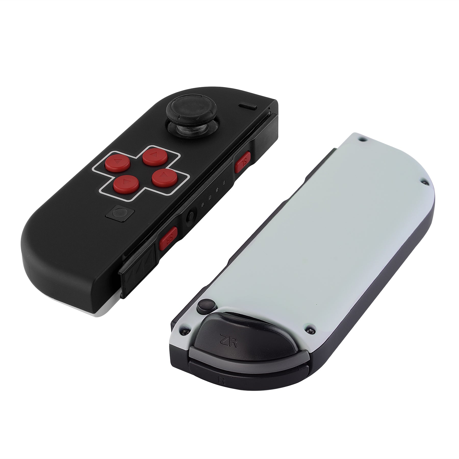 eXtremeRate NES Style Joycon Controller Shell - Full Button Set for Nintendo Switch & OLED JoyCon (Console Not Included) - DIY Replacement for Gaming & Customization