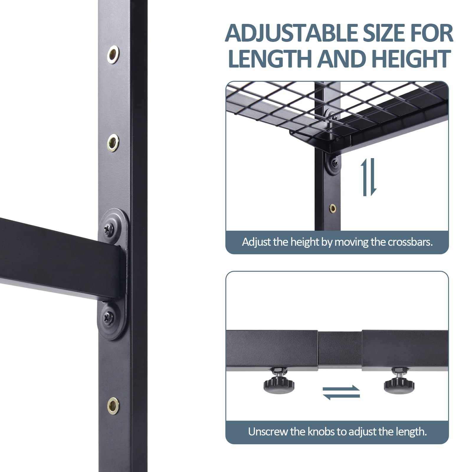 TOOLF Adjustable Over The Sink Dish Drying Rack - 3 Tier Large Capacity Kitchen Organizer (29.4