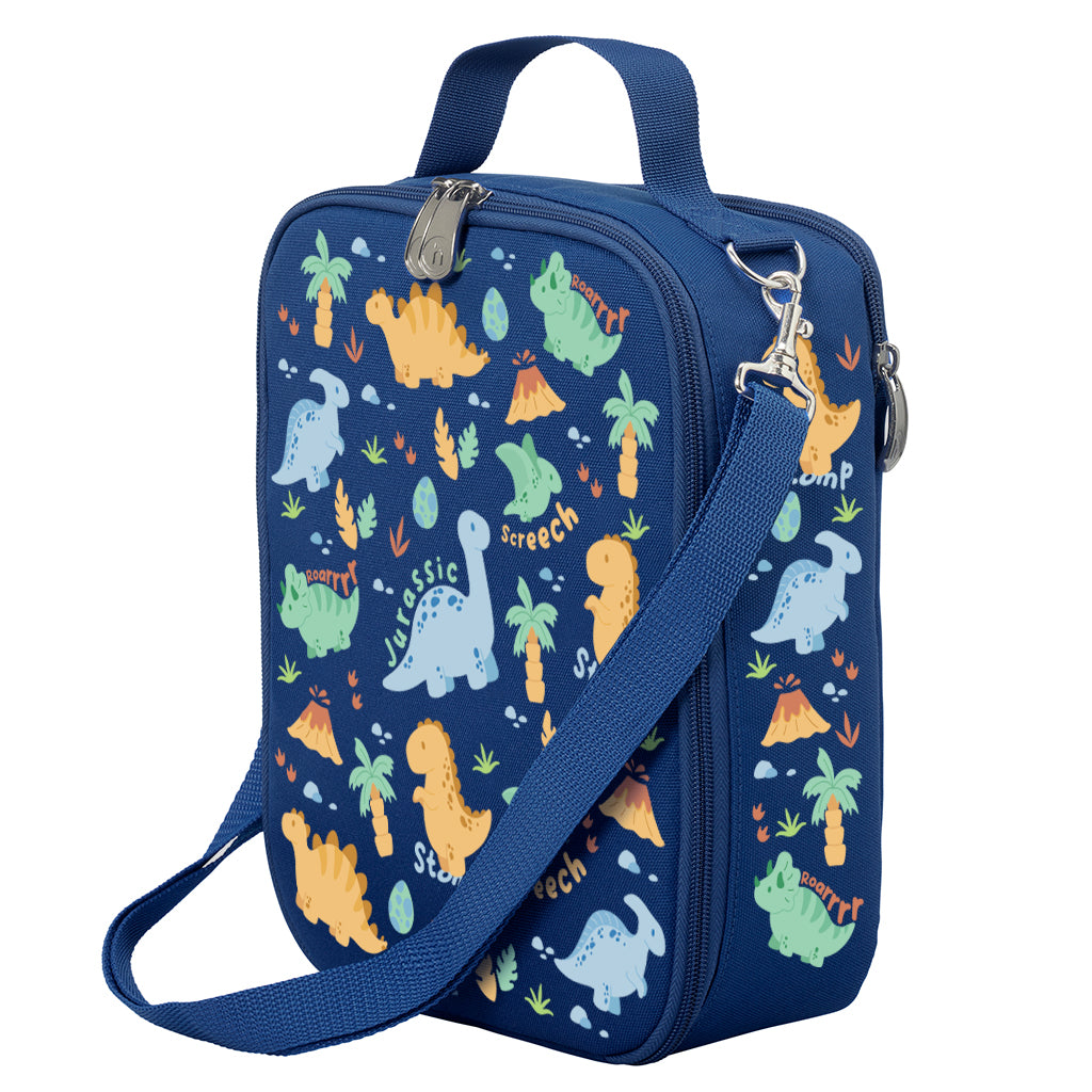Dinosaur Lunch Box for Adults & Kids - Insulated Jurassic Large Lunch Bag for Work, School & Picnics - Perfect for Office, Camping & Outdoor Activities