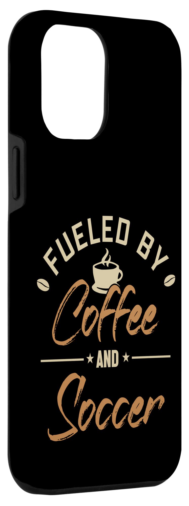 iPhone 12 Pro Max Case - Shockproof Soccer Goal Keeper Design with Coffee Theme | Perfect for Soccer Fans & Coffee Lovers | Durable Protection for Everyday Use, Sports & Outdoor Activities