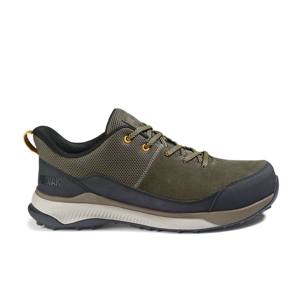 Kodiak Quicktrail Leather Men's Composite Toe Work Safety Athletic Shoes 835CFS Fossil - Durable & Comfortable for Construction, Hiking & Outdoor Work
