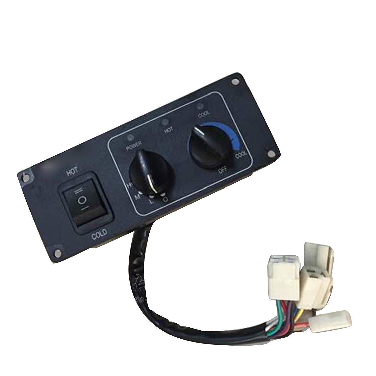 R-7 R200-7 Excavator Air Conditioner Controller A/C Control Panel Replacement Part - Compatible with Various Excavator Models for Cooling System Maintenance