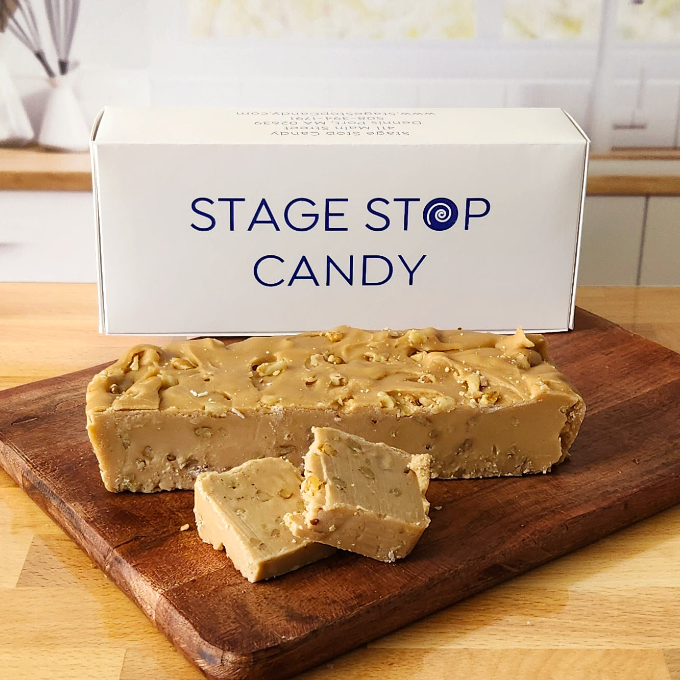 Delicious Homemade Fudge Penuche with Walnuts - Rich & Creamy Old-Fashioned Candy for Gifts, Parties & Dessert Lovers