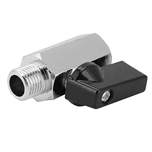 High-Quality Nickel Plated G1/4 Thread Water Cooling Valve - Durable PC Liquid Cooling System Accessory for Gaming Rigs & Custom Builds