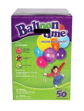 Premium Helium Tank Kit for Balloons - 14.9 cu ft Disposable Helium Cylinder with Balloon Accessories - Perfect for Parties, Events, and Celebrations