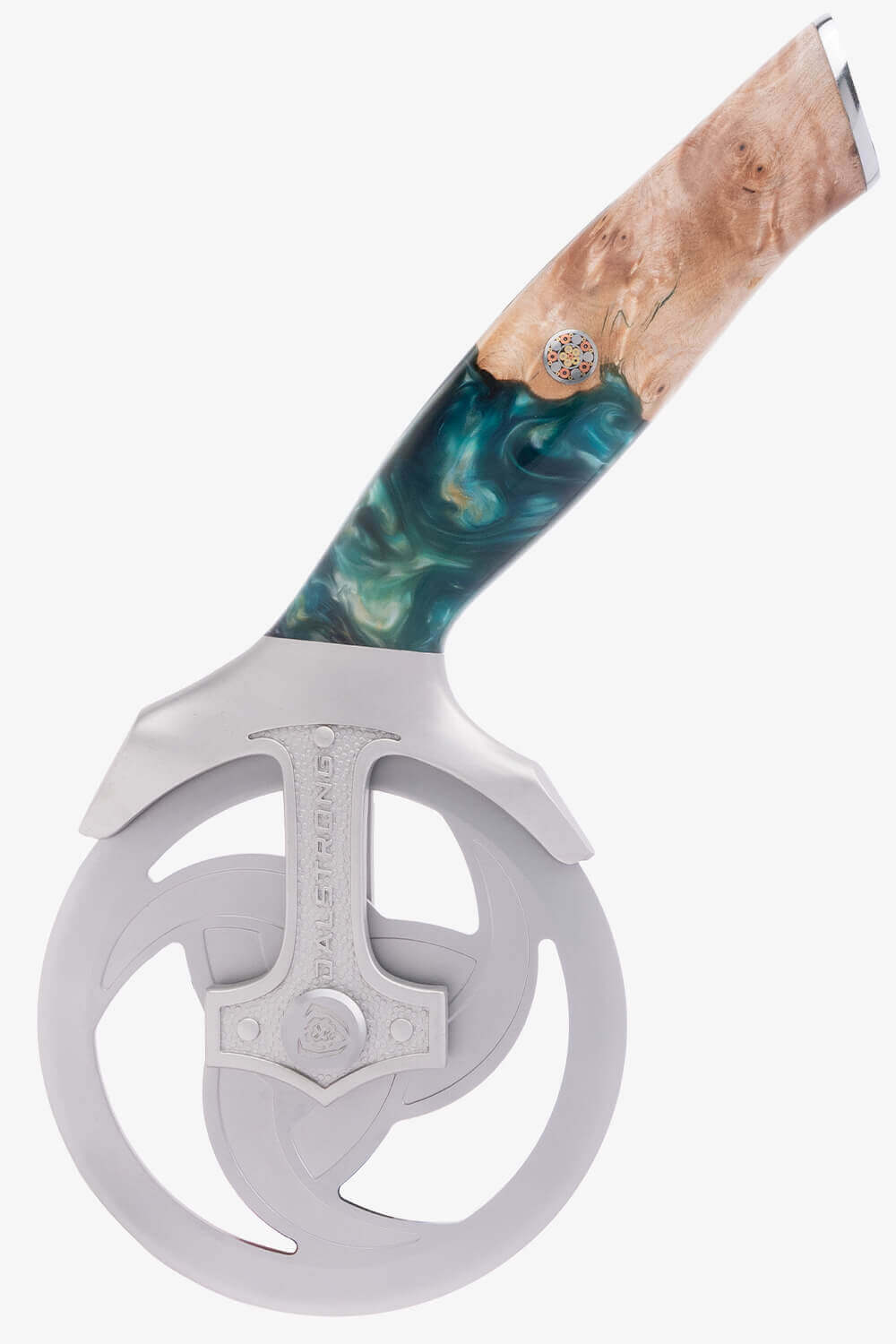 Premium Dalstrong Valhalla Series Pizza Cutter Wheel - Ultra Sharp Stainless Steel Blade for Perfect Slices - Ideal for Home Kitchens, Pizza Parties & Professional Chefs