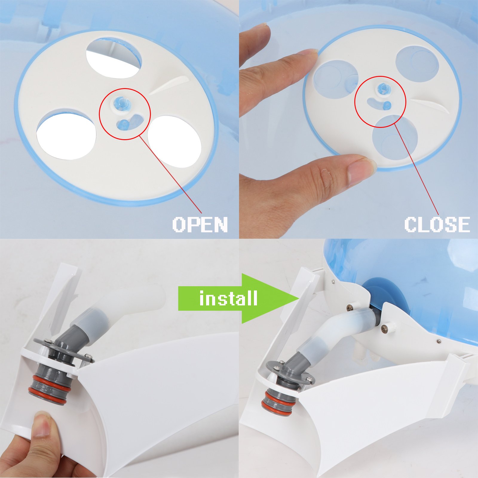 ZENY 2-in-1 Portable Facial & Hair Steamer with Ozone Technology - Deep Cleansing Steamer for Acne, Blackhead Removal & Pore Unclogging - Perfect for Home Spa, Salon Treatments & Skincare Routine