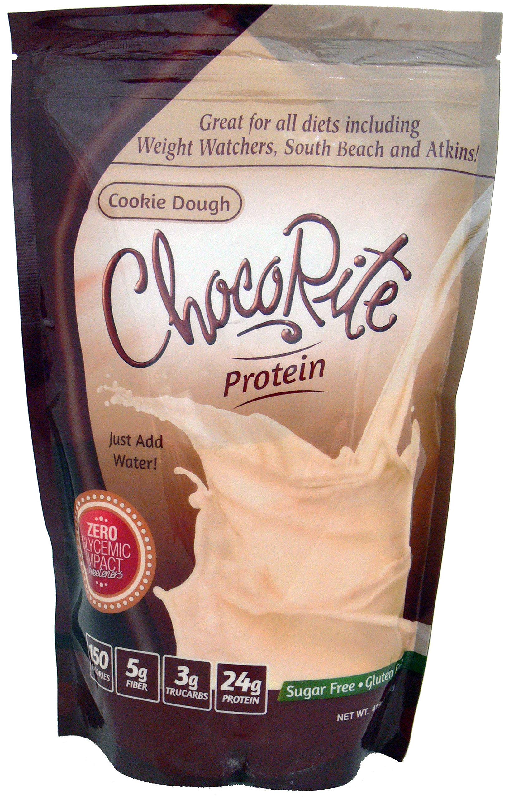 ChocoRite Protein Shake with Cookie Dough Flavor - 14.7oz High Protein Meal Replacement for Weight Loss & Muscle Recovery - Perfect for Post-Workout, Breakfast, or Healthy Snacking