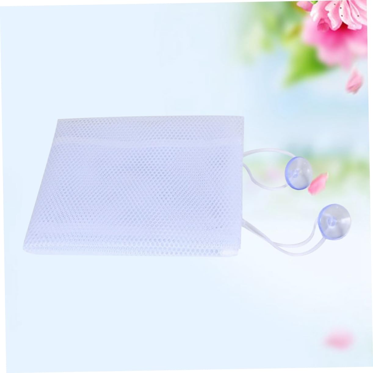 VICASKY 3-Pack White Bath Toy Storage Bags - Waterproof Mesh Organizer for Bathroom, Shower & Kids Toys - Hanging Net Container for Bath Accessories, Soap & Sponges (Perfect for Baby Bath Time & Home Organization)