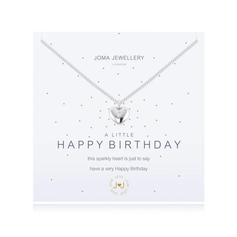 Joma Jewellery Necklace - A Little Happy Birthday Gift for Women, Elegant Birthday Present for Her, Perfect for Anniversaries & Special Occasions