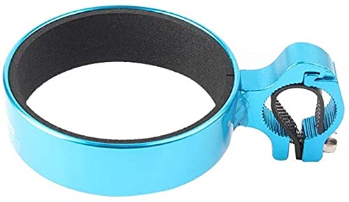 JSY Aluminum Alloy Bike Water Bottle Holder - Universal Handlebar Cup Cage for Bicycle, Cycling, Mountain Bike (Blue) | Perfect for Coffee, Tea & Hydration During Rides, Commuting & Outdoor Adventures