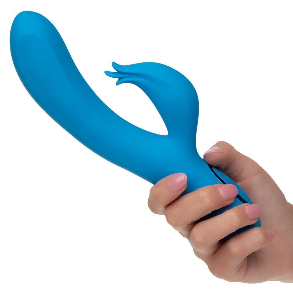 Premium Azure Collection Flutter G-Spot Rabbit Vibrator - Dual Stimulation for Women - Perfect for Solo Play & Couples Intimacy