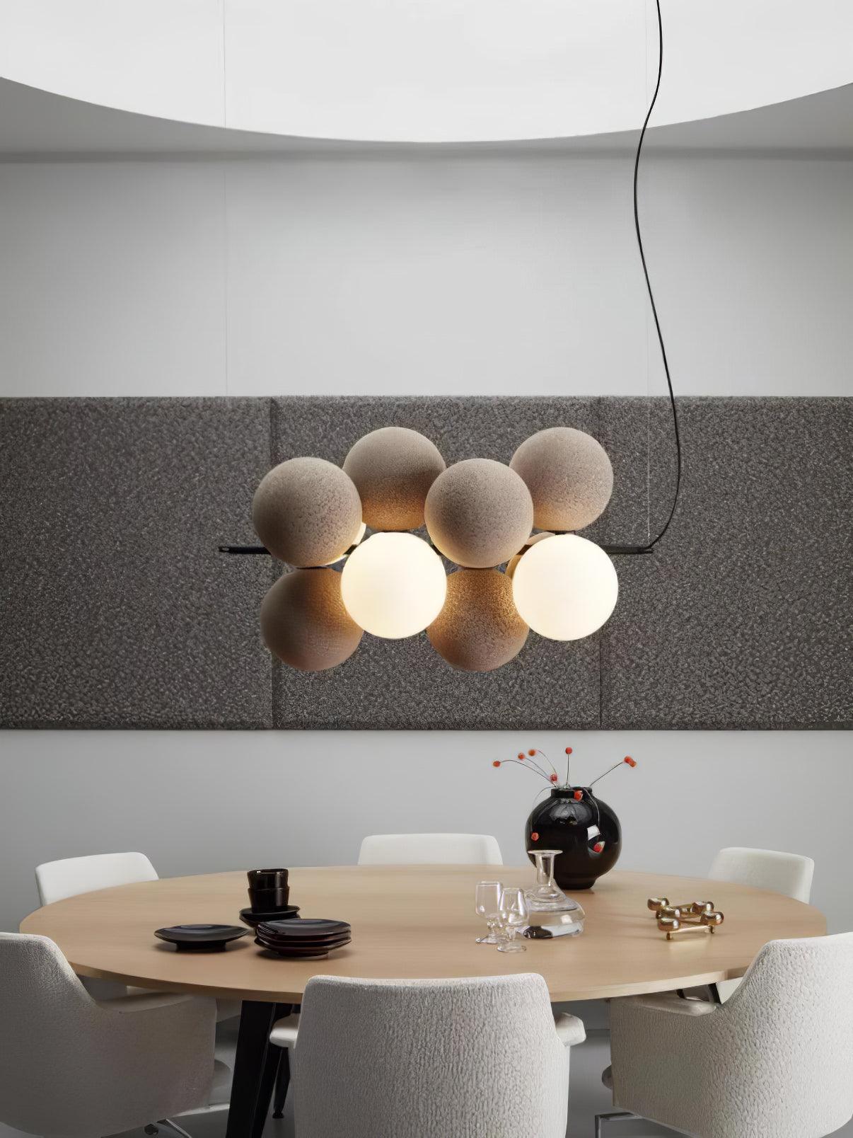 Bubbles Holly Pendant Lamp - Modern Glass Ceiling Light Fixture for Living Room, Bedroom, Dining Room & Kitchen Decor