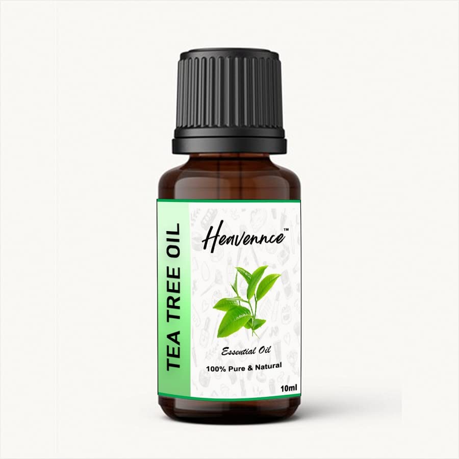 Pure Tea Tree Essential Oil for Acne & Dandruff Treatment - Natural Skin & Hair Care Solution - 10ml Bottle - Perfect for Aromatherapy, DIY Beauty Products and Home Remedies