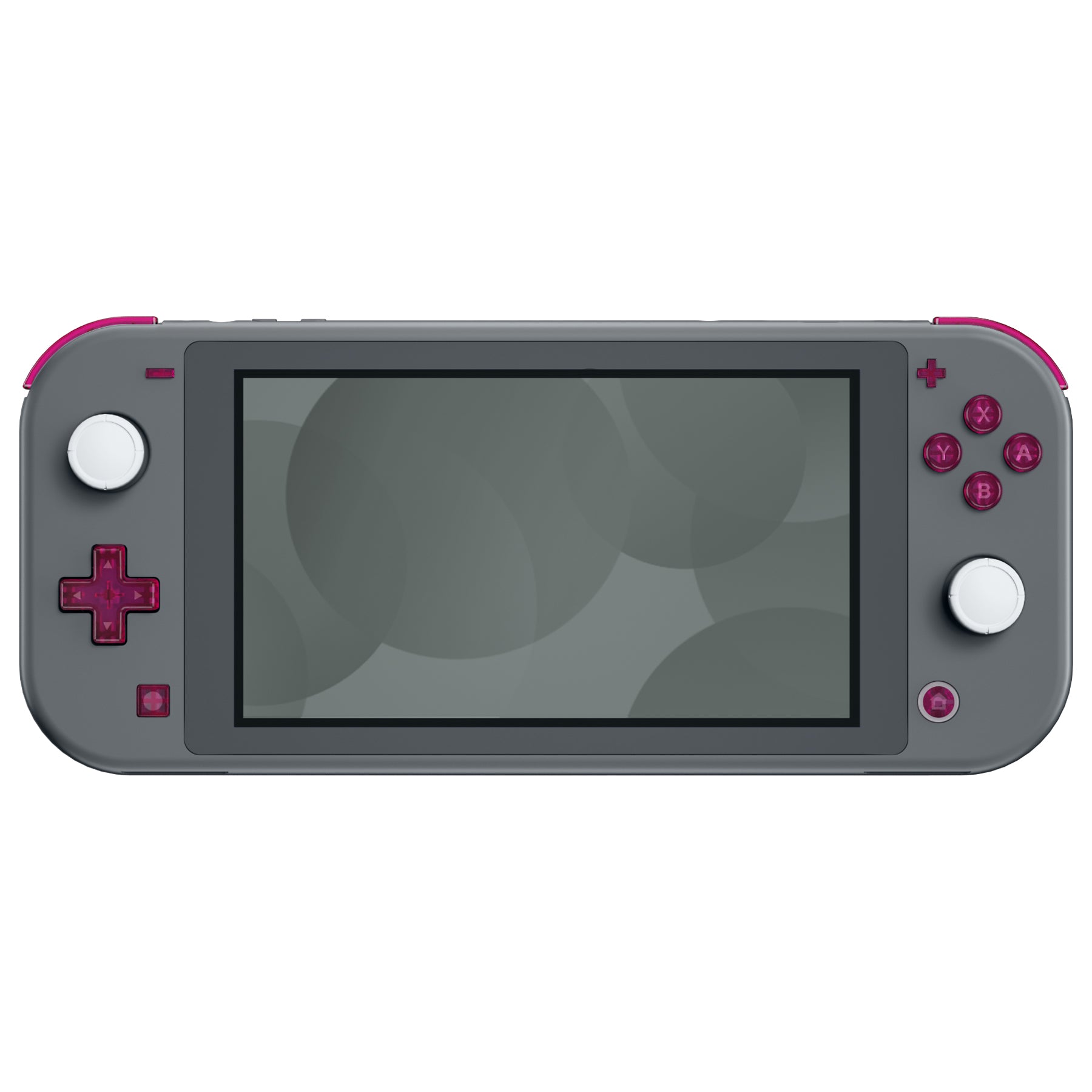 eXtremeRate Clear Candy Pink Replacement Button Set for Nintendo Switch Lite - Full ABXY, D-Pad, Home, Capture, Plus, Minus, L, R, ZL, ZR Buttons with Tools | DIY Repair Kit for Switch Lite (HL414) | Perfect for Gaming Enthusiasts & Custom Mods