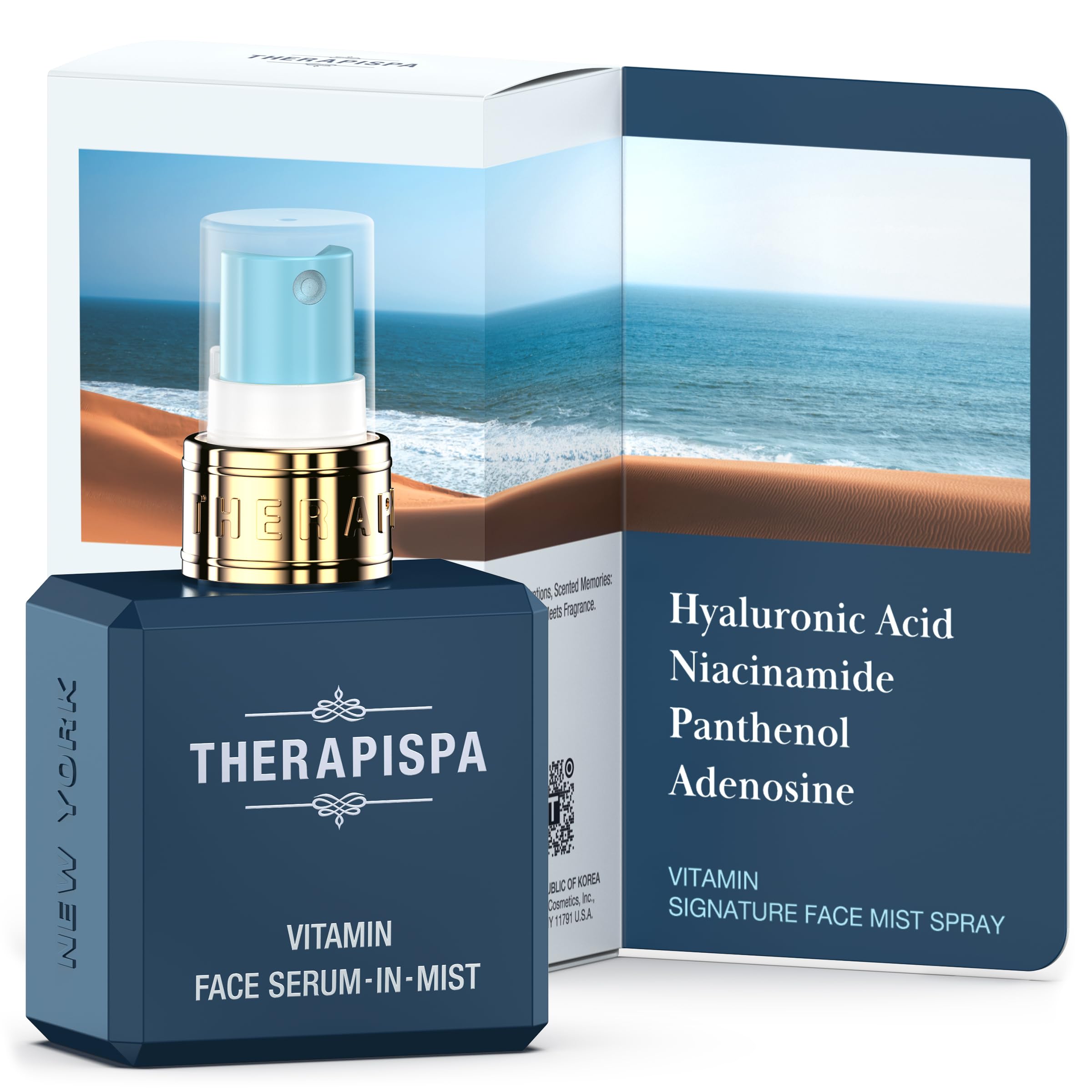 Premium Antioxidant Face Spray Serum with Niacinamide, Panthenol, Adenosine & Hyaluronic Acid - Hydrating Facial Mist for Skin Brightening & Firming (2.0 fl oz) | Daily Skincare, Travel Essential & Makeup Setting Spray