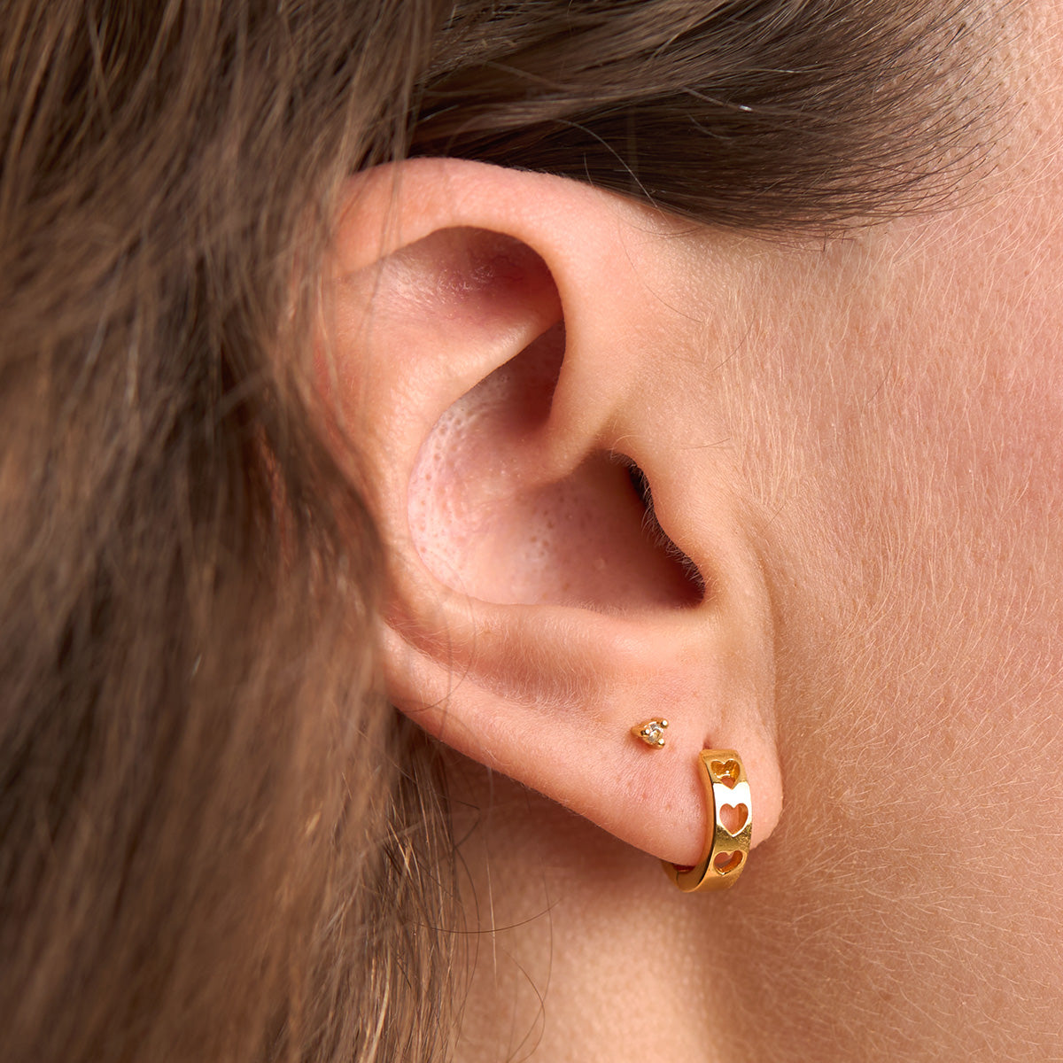 14K Gold Huggie Hoop Earrings for Women - Minimalist Small Hoops for Everyday Wear - Perfect for Gifts, Parties & Special Occasions