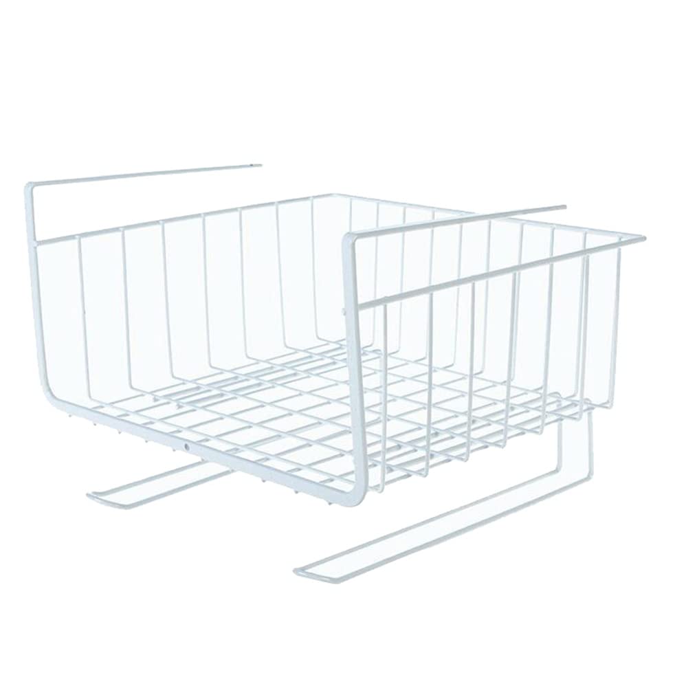 Stainless Steel Dish Rack - Under Shelf Hanging Kitchen Organizer with Stretch Hook for Bowls, Plates & Cutlery | Space Saving Cabinet Storage Solution | Perfect for Small Kitchens, Apartments & RVs