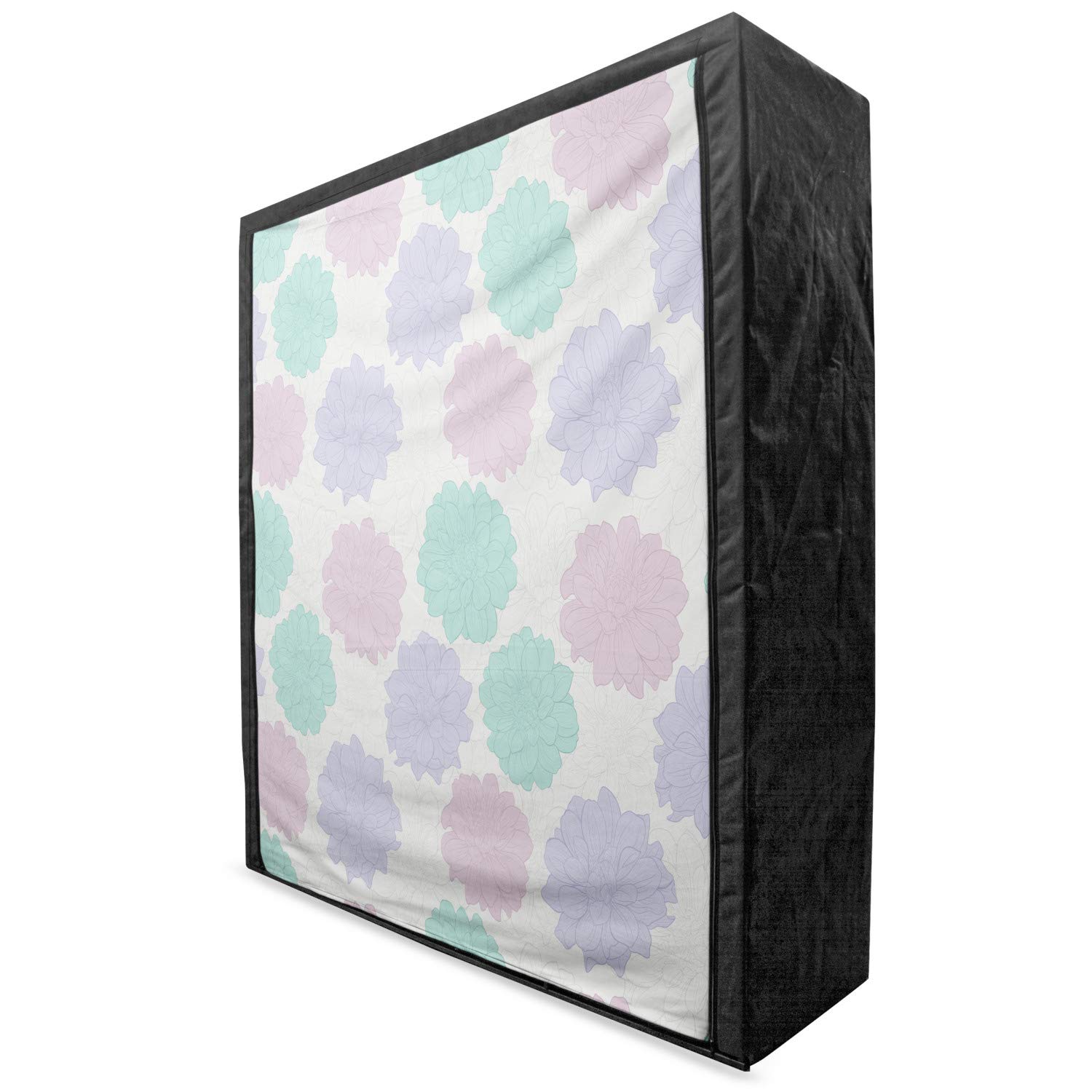 Ambesonne Dahlia Flower Portable Fabric Wardrobe - 59