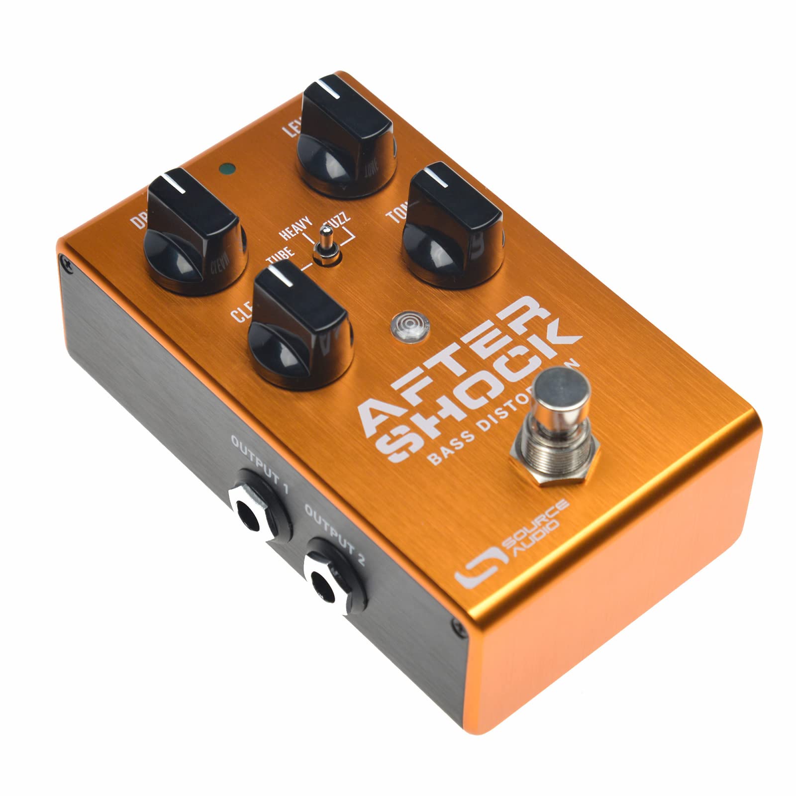 Source Audio Aftershock Bass Distortion Pedal - Professional Guitar Effects Processor for Bassists | Studio & Live Performance Use