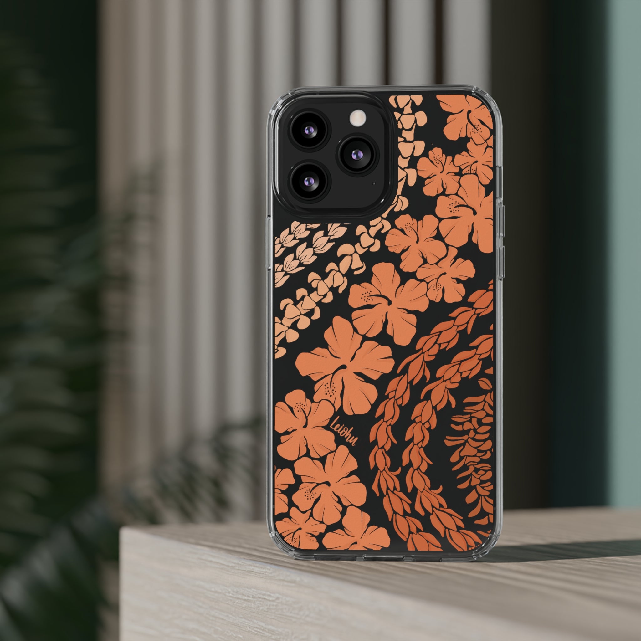 Groovy Lei Warm Clear Phone Case - Soft & Durable Protective Cover for iPhone & Android - Perfect for Winter, Outdoor Activities & Everyday Use