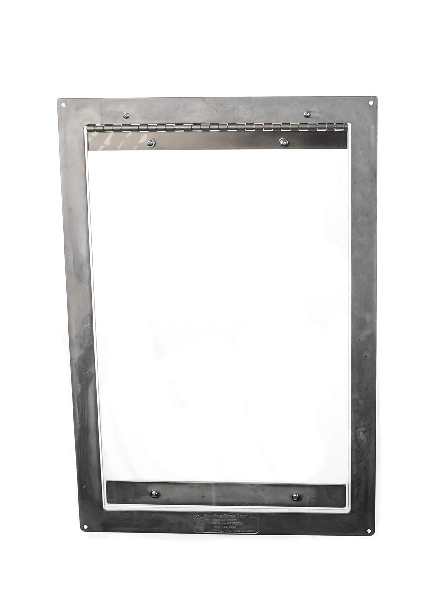 Chew Proof & Weather Resistant Metal Dog Door for Large Dogs (120-200 lbs) - Energy Efficient 18