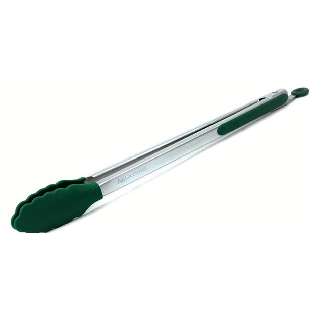 Big Green Egg 16-Inch Silicone Tip Tongs 116864 - Heat-Resistant BBQ Grill Tongs for Safe Cooking & Grilling - Perfect for Outdoor BBQ, Camping, and Backyard Parties