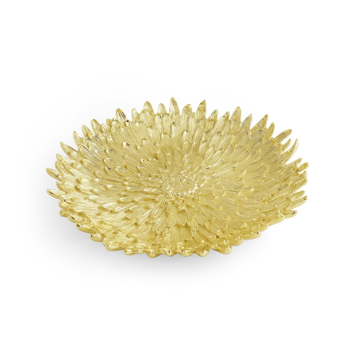 Elegant Dahlia Floral Centerpiece Platter - Large Decorative Serving Tray for Dining Table, Wedding, Party Decor & Home Entertaining