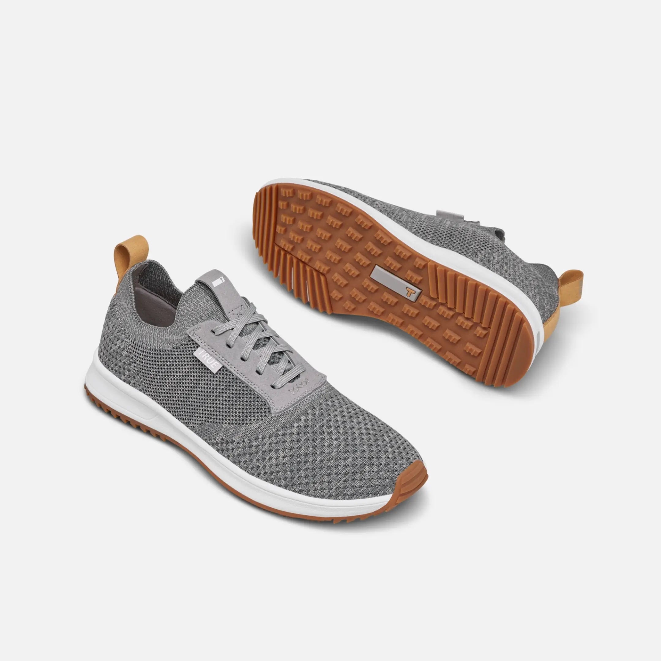TRUE Women's All Day Knit II Comfortable Stretchy Casual Sneakers - Perfect for Walking, Work & Everyday Wear
