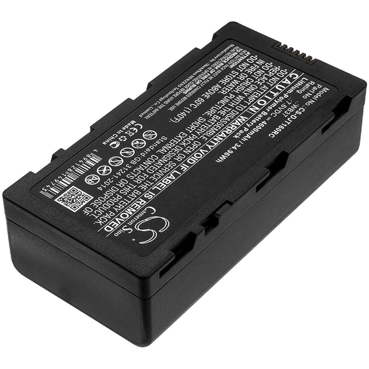CS Battery for DJI WB37 - Compatible with CrystalSky Ultra 7.85 Monitor, T16, MG-1A, MG-1S Drone & CrystalSky Remote Controller - 7.60V 4600mAh Li-Polymer Rechargeable Battery (34.96Wh) - Perfect for Aerial Photography & Drone Operations