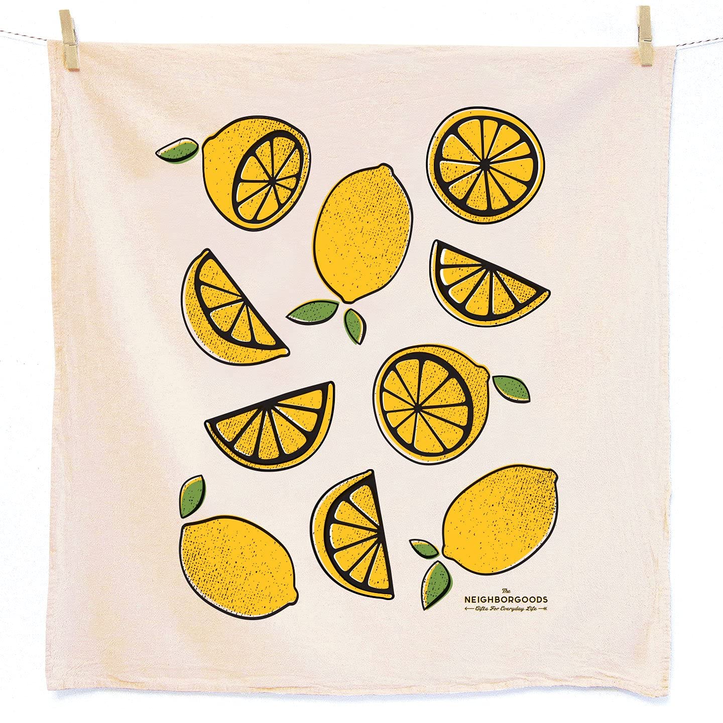 Fresh Oysters Kitchen Dish Towels - Set of 2 Absorbent Cotton Tea Towels for Cooking, Cleaning & Decor - Perfect for Seafood Restaurants, Home Kitchens & Coastal Themed Decor