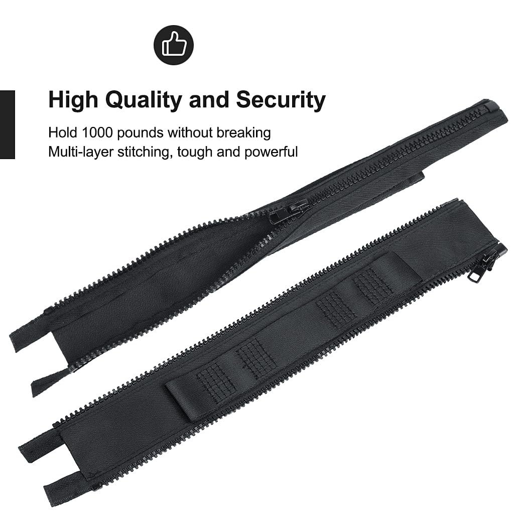 Heavy Duty Jeep Wrangler Door Limiting Straps (2PCS) - Adjustable Zippered Loom Design with Wireless Protection Harness | Fits Jeep Wrangler 1987-2024 Models | Perfect for Off-Roading, Trail Riding & Jeep Door Protection