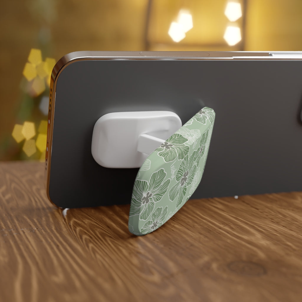 Hau 'Oma'oma'o Phone Grip - Non-Slip Cell Phone Holder with Strong Adhesive for iPhone, Samsung & Smartphones - Perfect for Driving, Workouts & Everyday Use