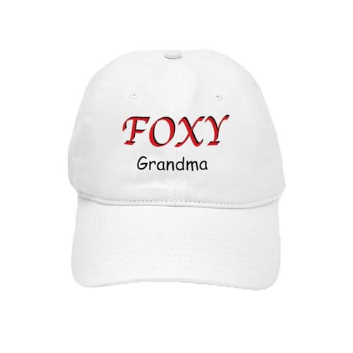 White - Foxy Grandma Cap